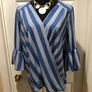 Late August Blue Top